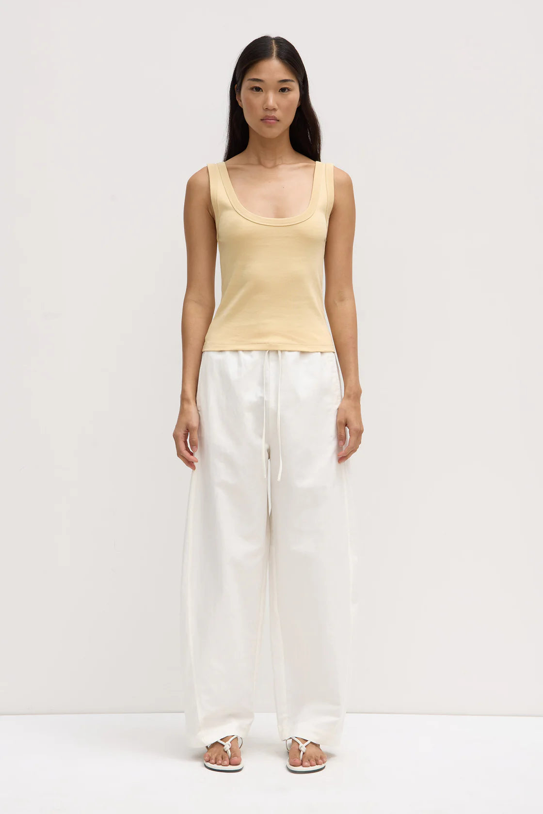 ASSEMBLY LABEL Paulina Scoop Tank | Chamomile