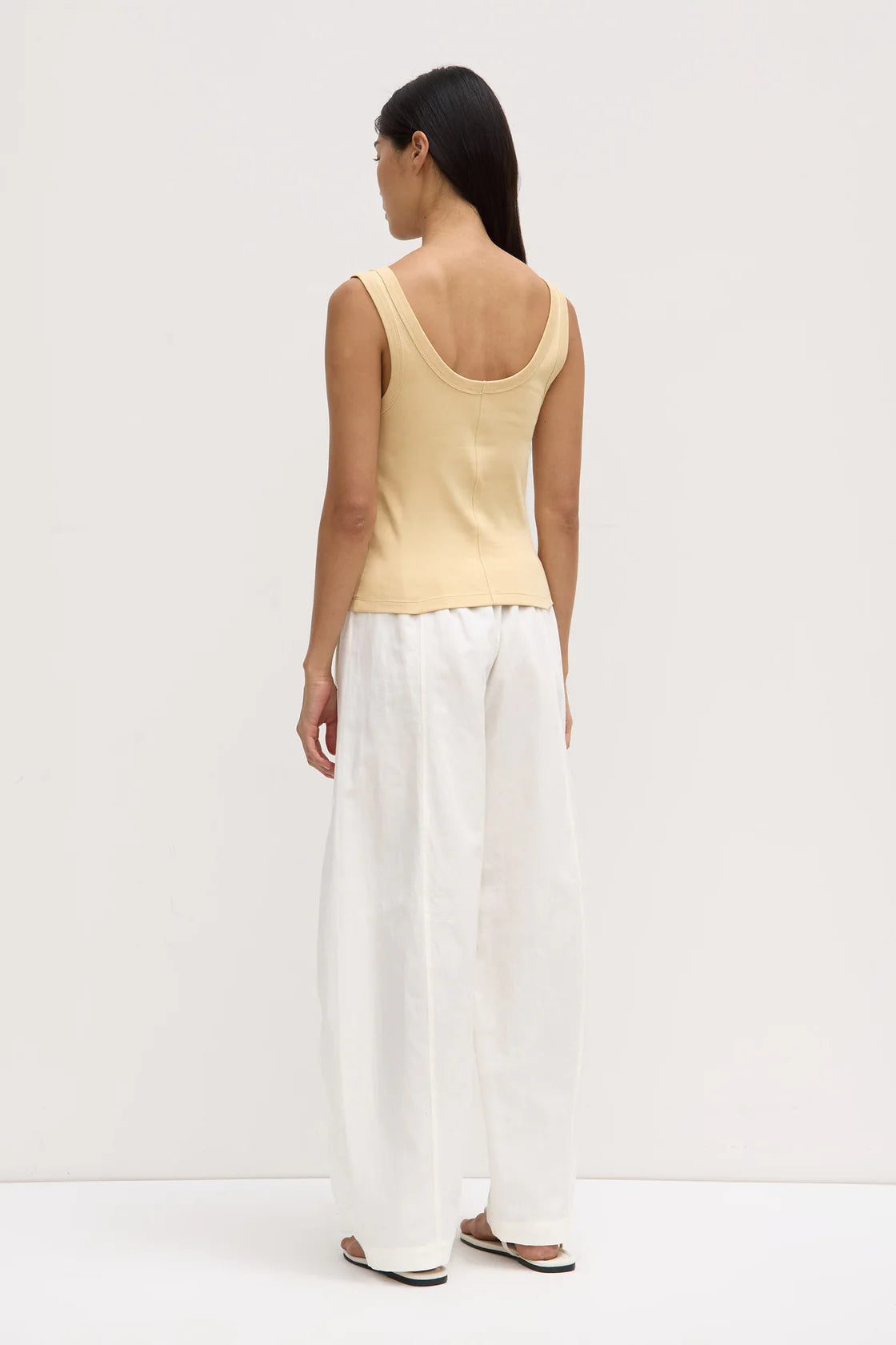 ASSEMBLY LABEL Paulina Scoop Tank | Chamomile