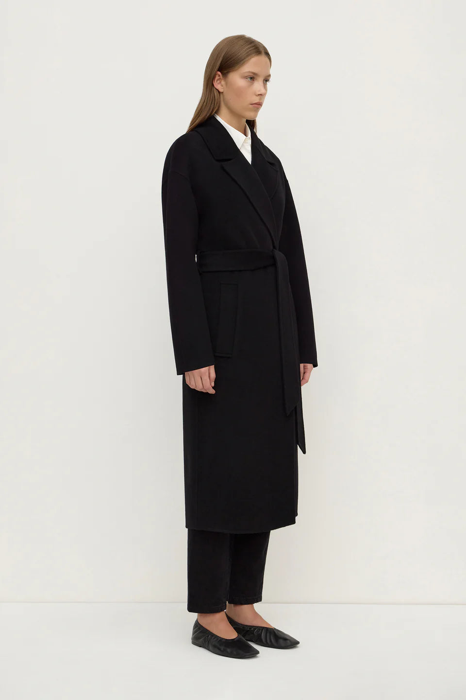 ASSEMBLY LABEL Ivy Wool Coat | Black