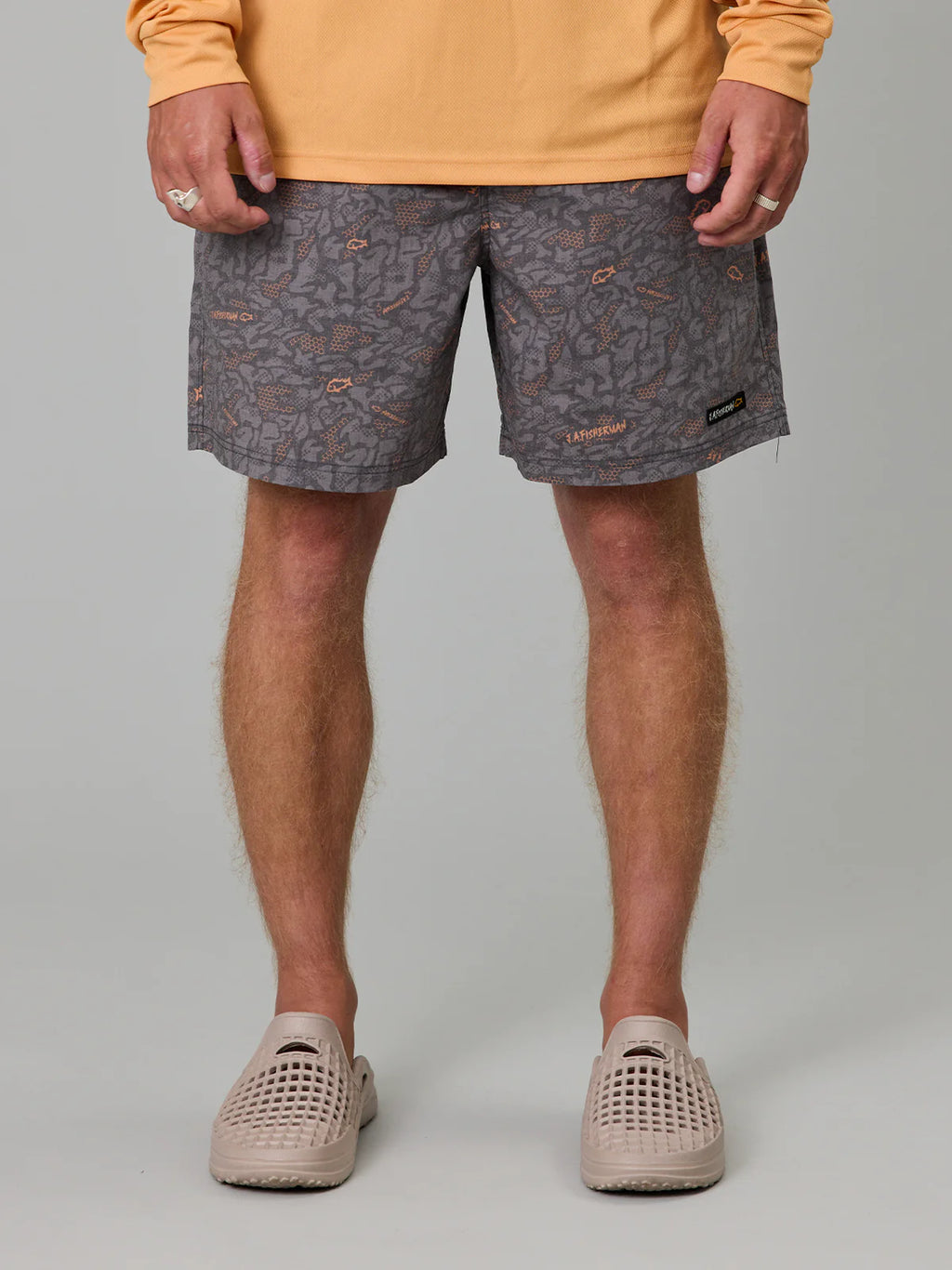 J.A.F Volley Shorts | Charcoal Digi Camo