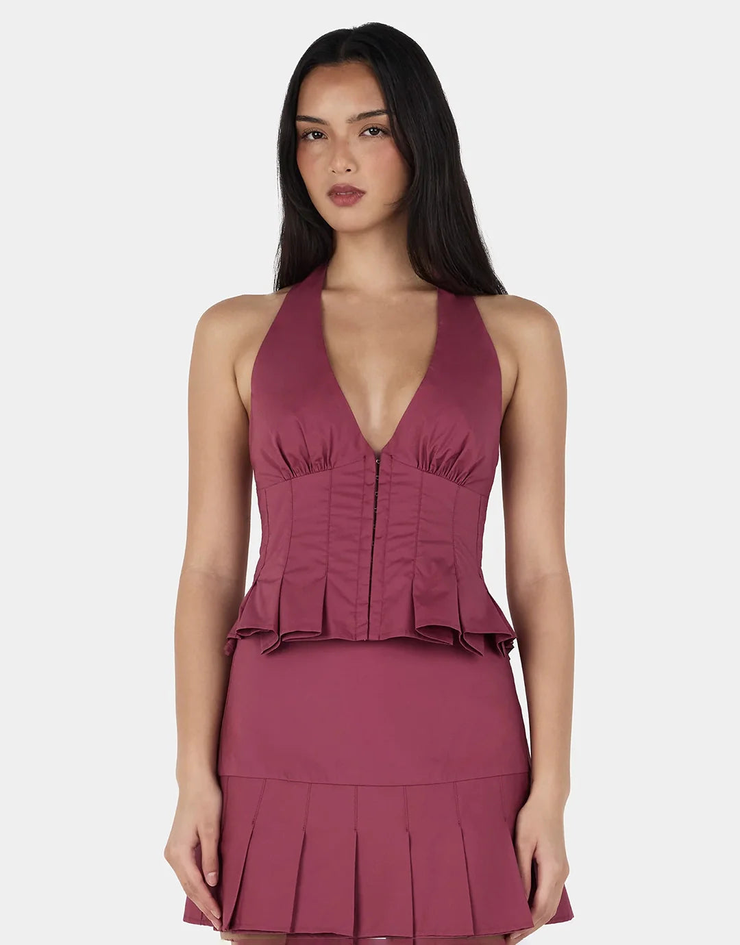 OWNLEY Jorja Corset | Raspberry