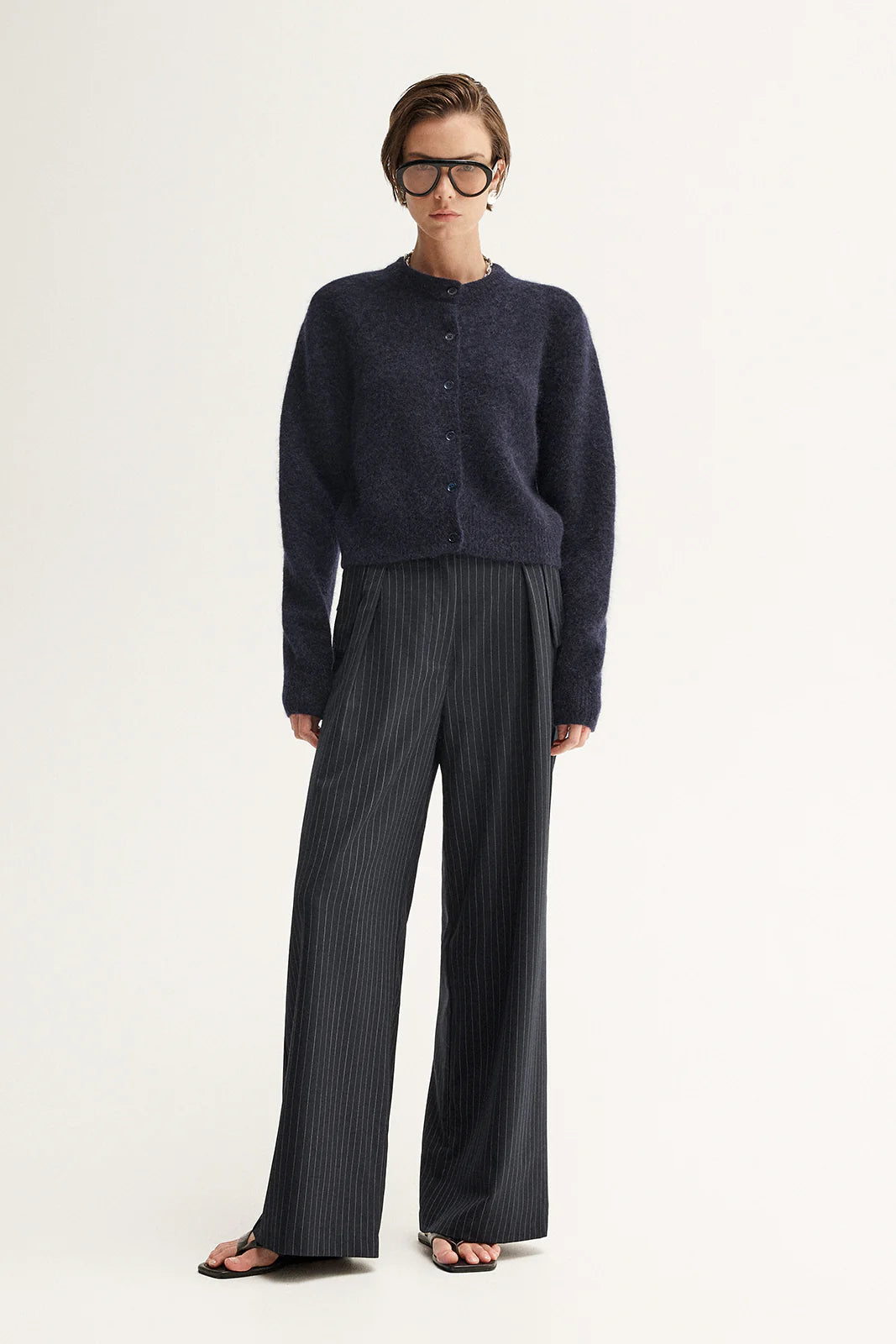 ELKA Abigail Cardigan | Midnight Navy