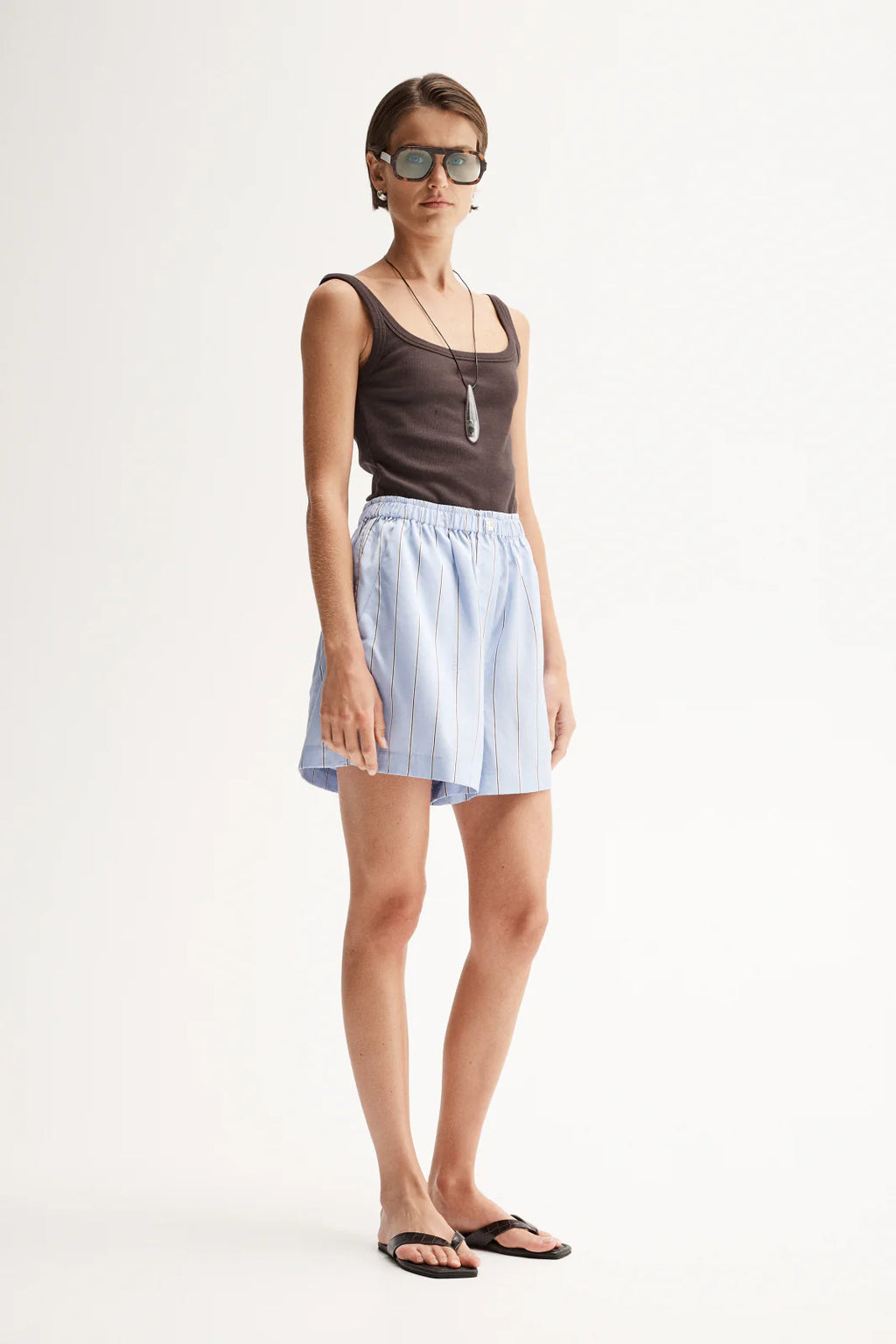 ELKA Henry Stripe Short | Blue Stripe