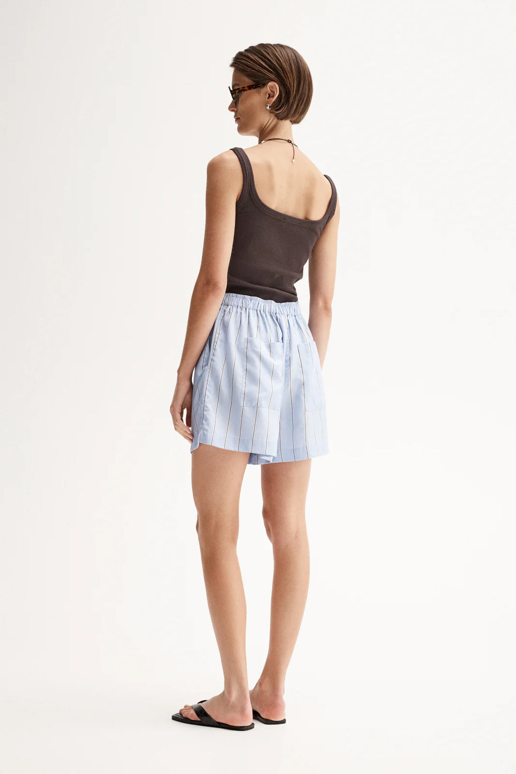ELKA Henry Stripe Short | Blue Stripe