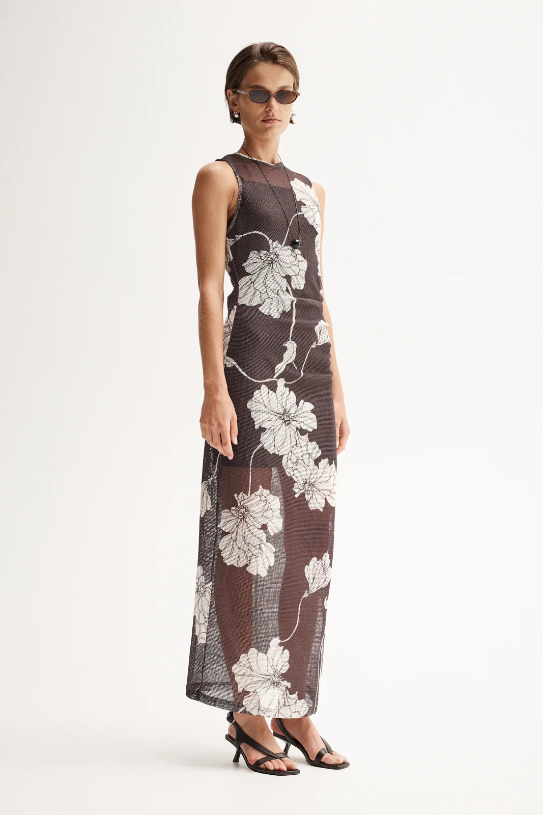 ELKA Lillian Maxi Dress | Floral Brown