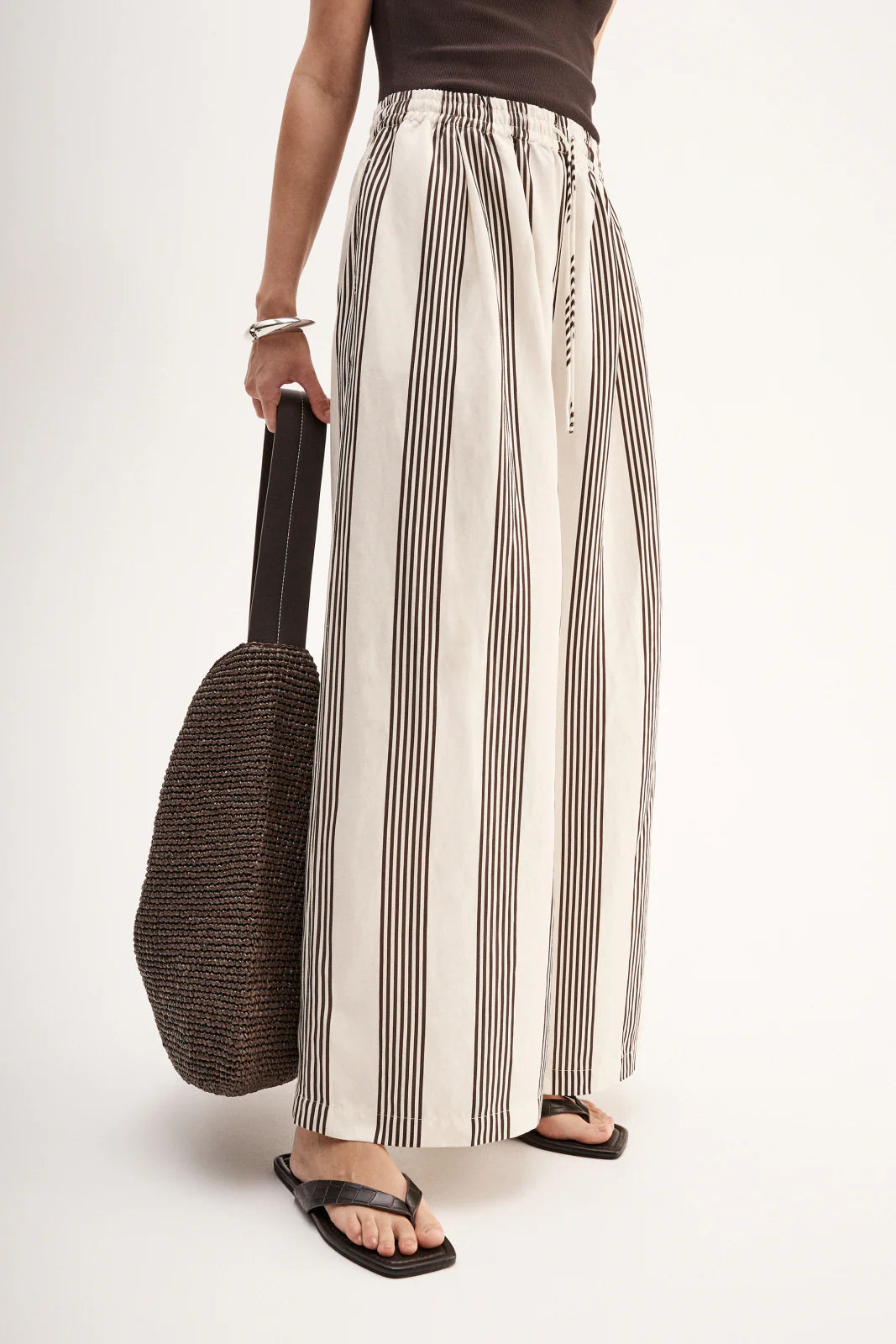 ELKA Milo Stripe Pant | Chocolate Stripe