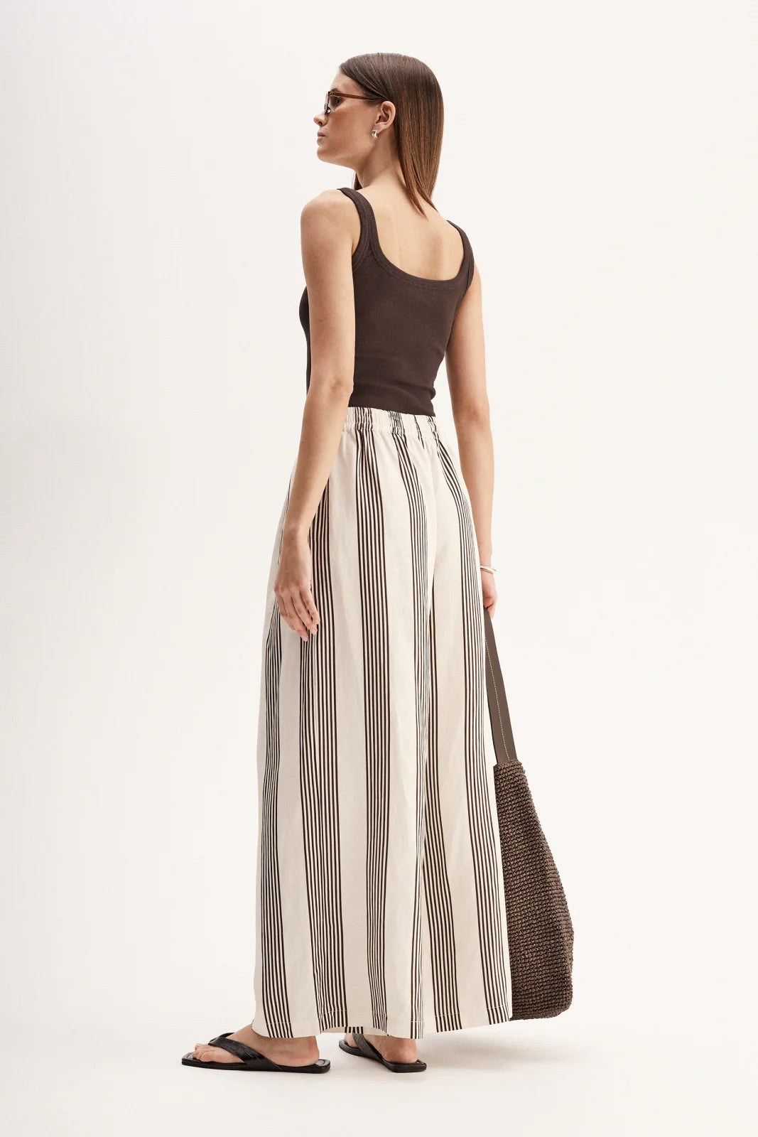 ELKA Milo Stripe Pant | Chocolate Stripe