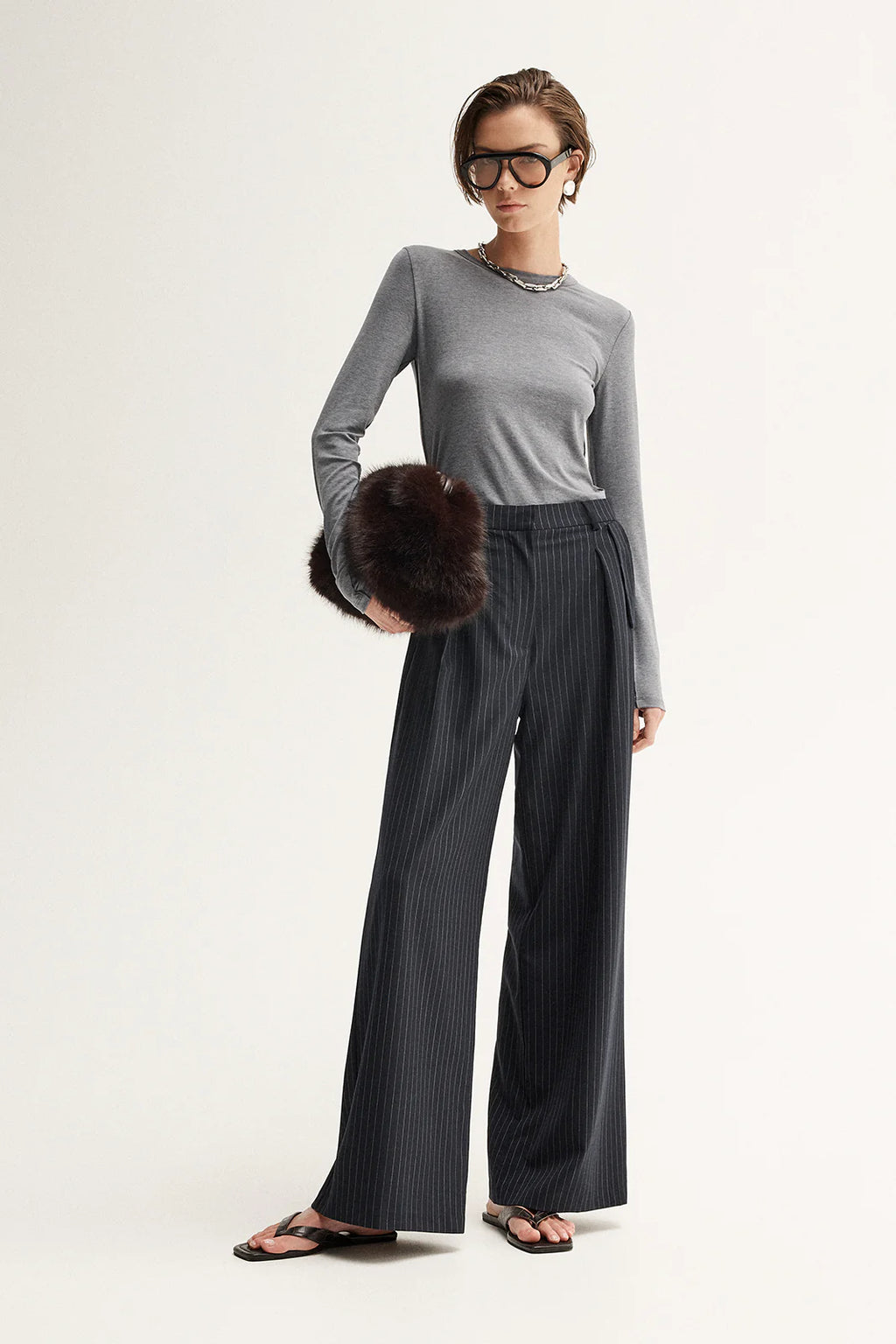 ELKA Sierra Top | Charcoal Marle