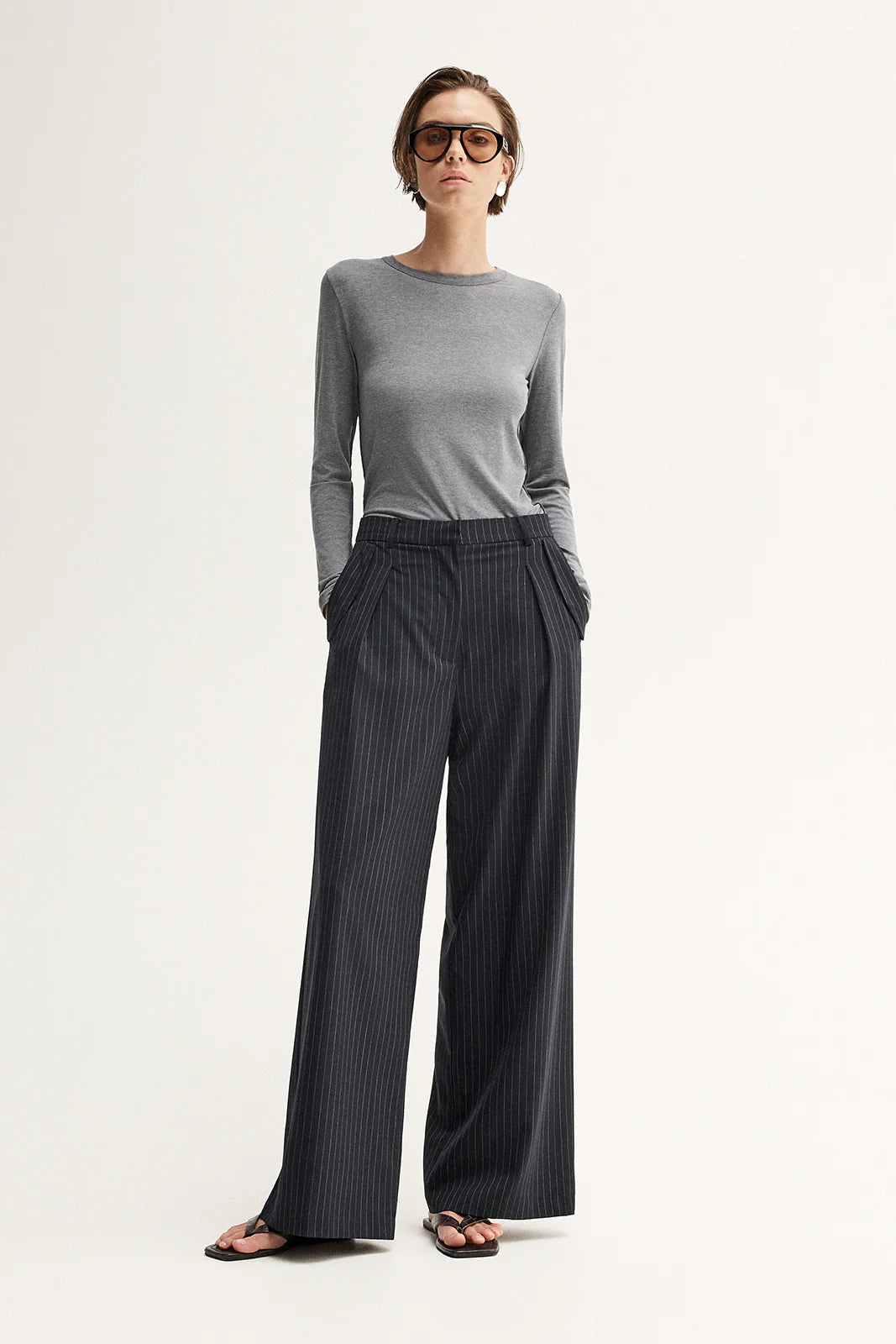 ELKA Sierra Top | Charcoal Marle