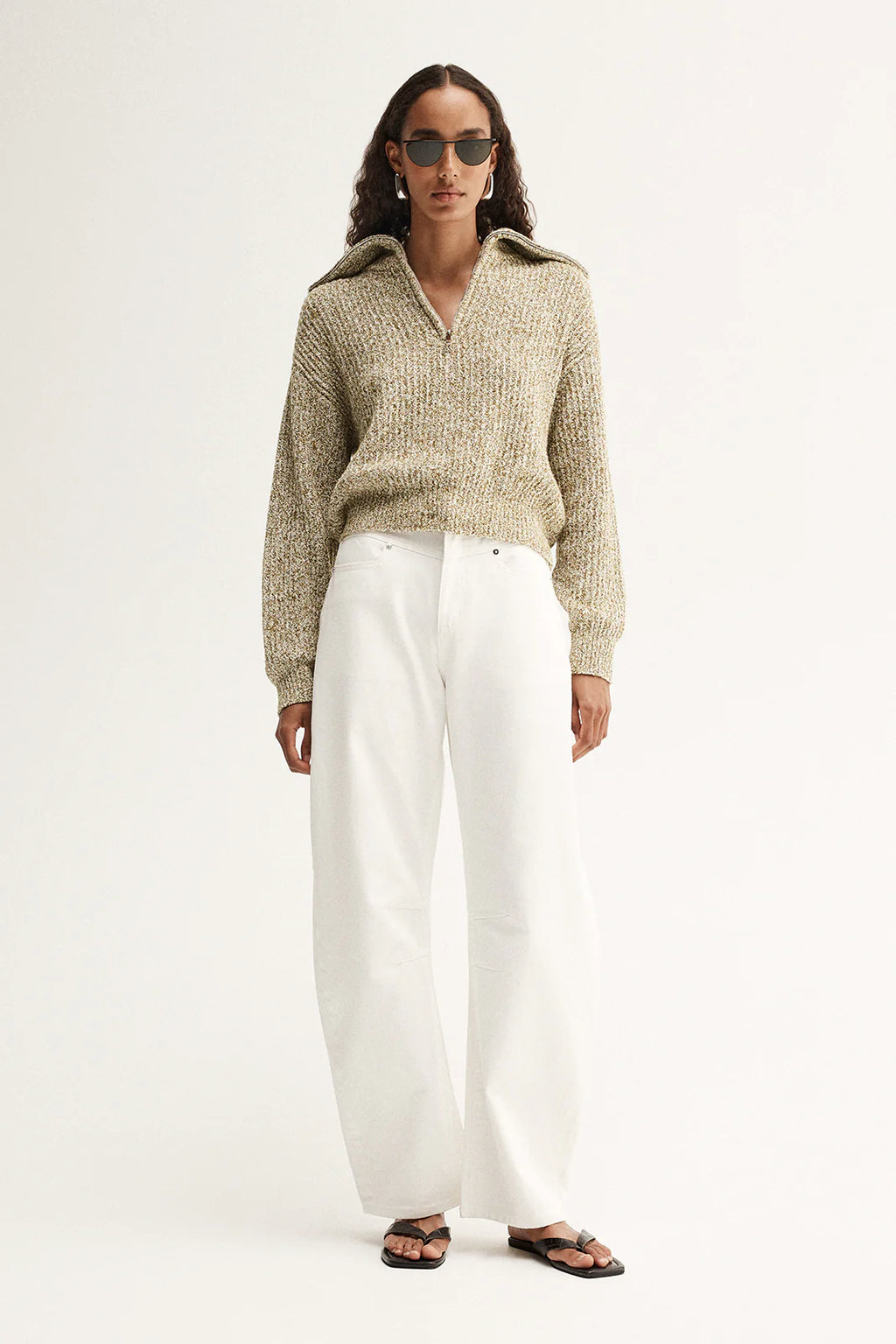 ELKA Harrie Knit Jumper | Moss Marle