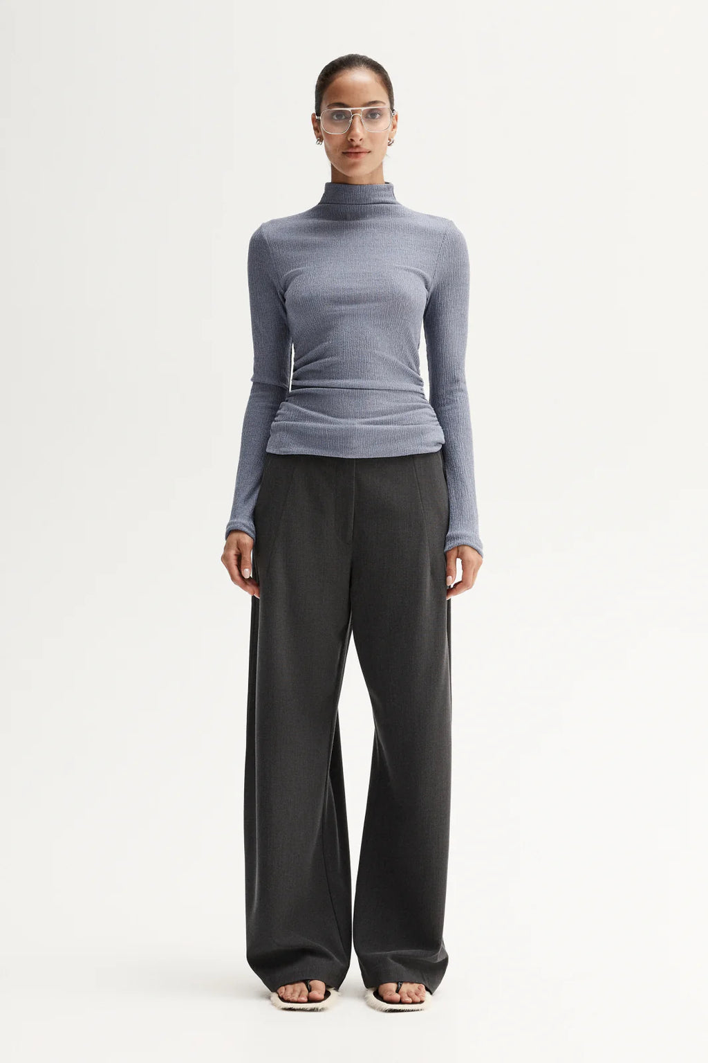 ELKA Enid Top | Dusty Blue