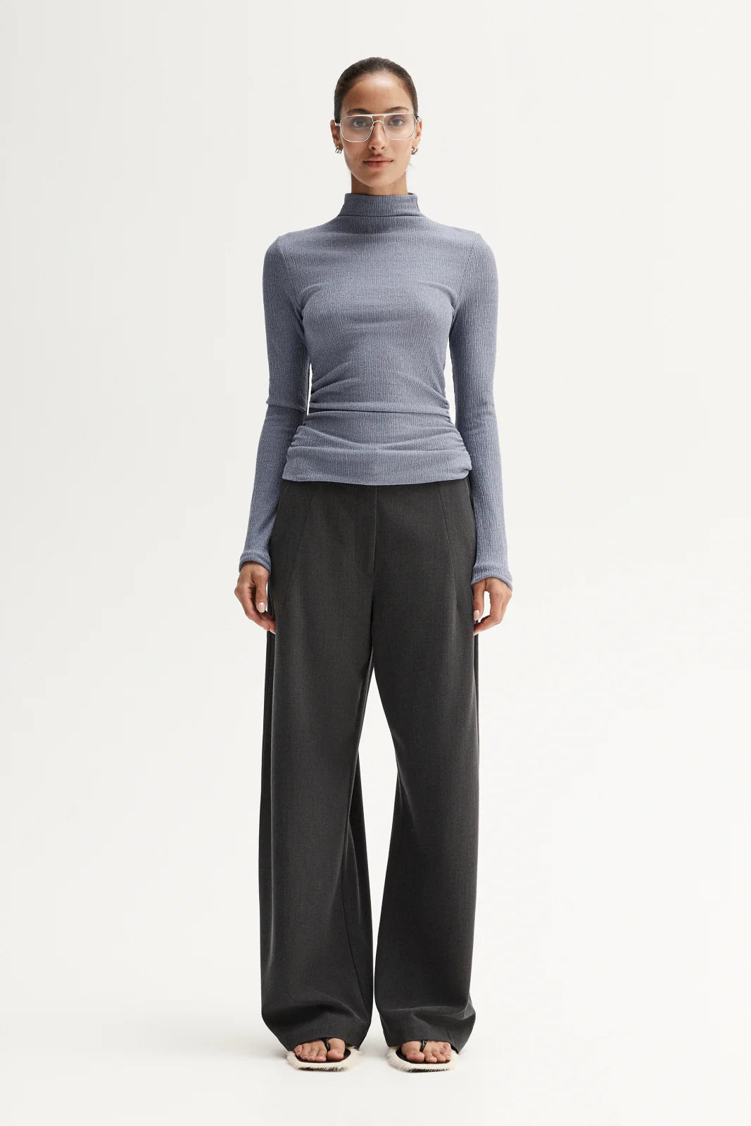 ELKA Enid Top | Dusty Blue