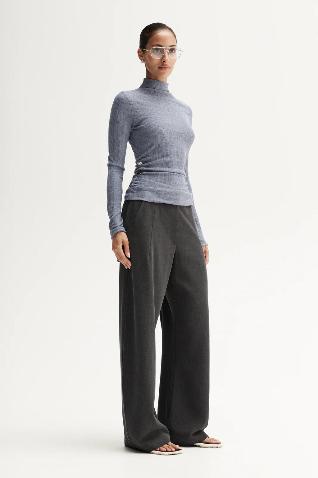 ELKA Enid Top | Dusty Blue
