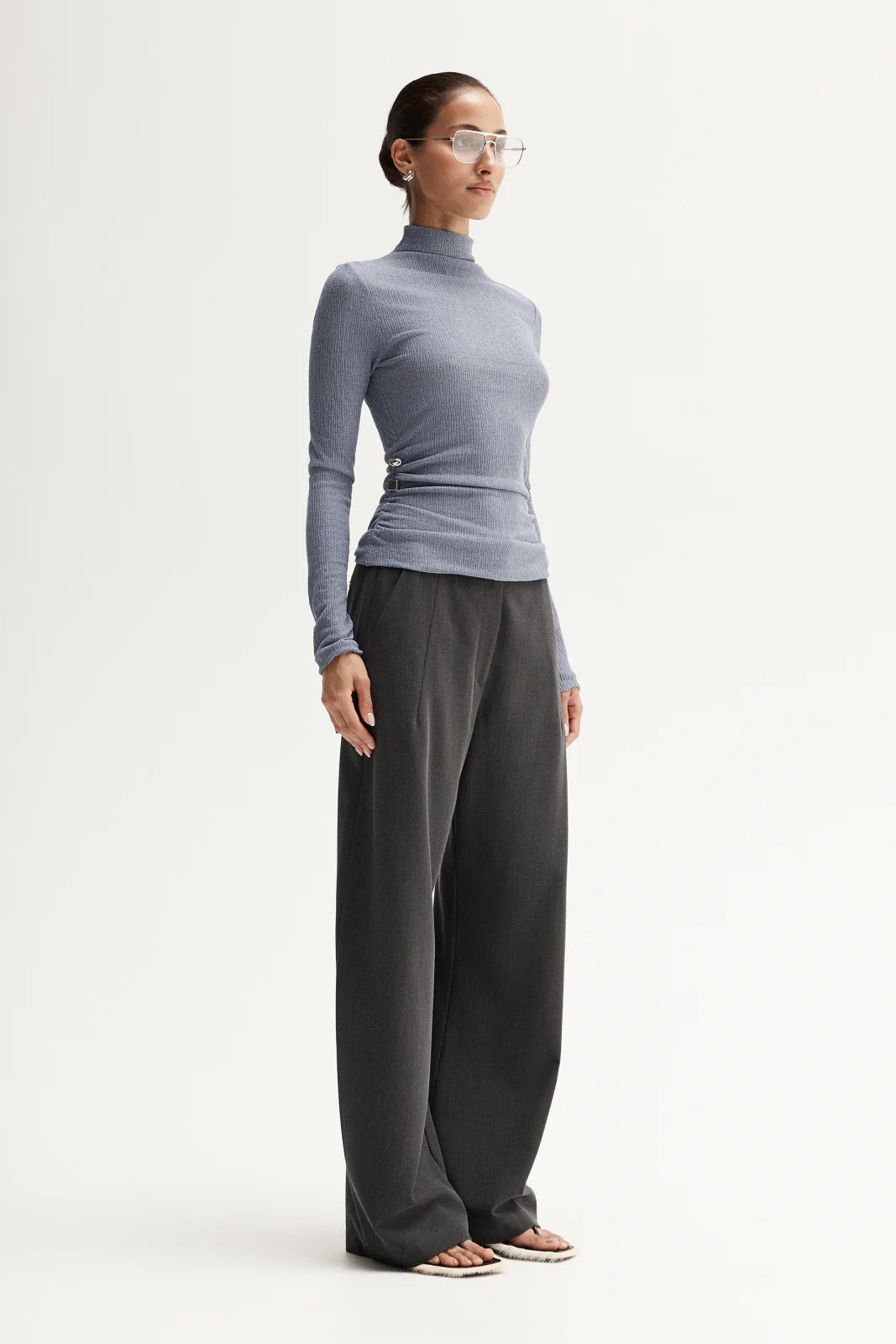 ELKA Enid Top | Dusty Blue