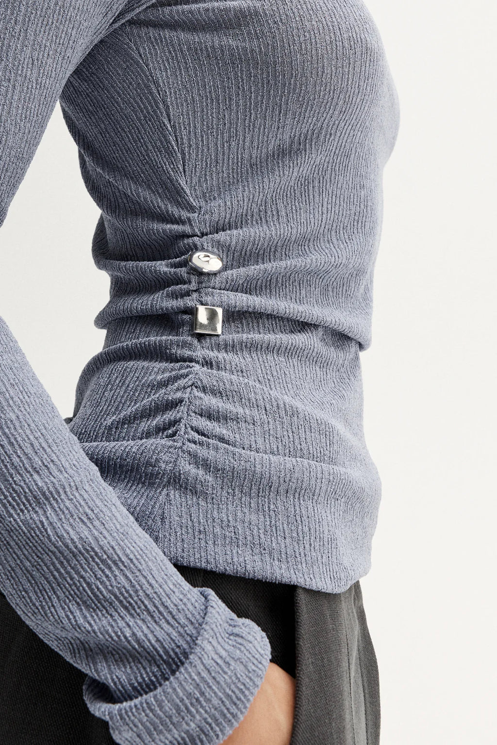 ELKA Enid Top | Dusty Blue