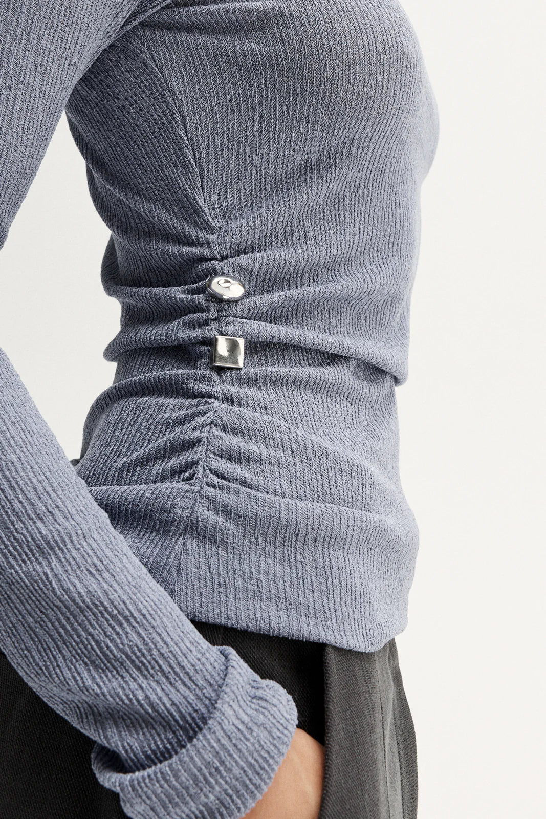 ELKA Enid Top | Dusty Blue