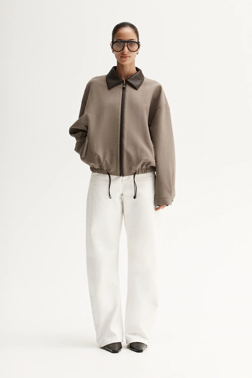ELKA Dora Bomber Jacket | Taupe