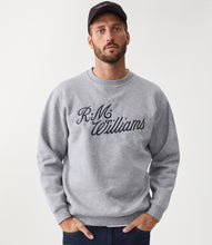 Load image into Gallery viewer, R.M.W. Script Crew Neck - Grey/Blue
