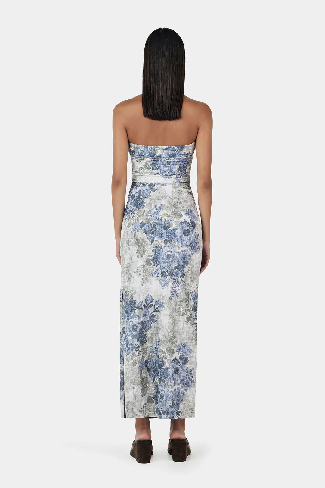 OWNLEY Keke Midi Dress | Botanic Denim