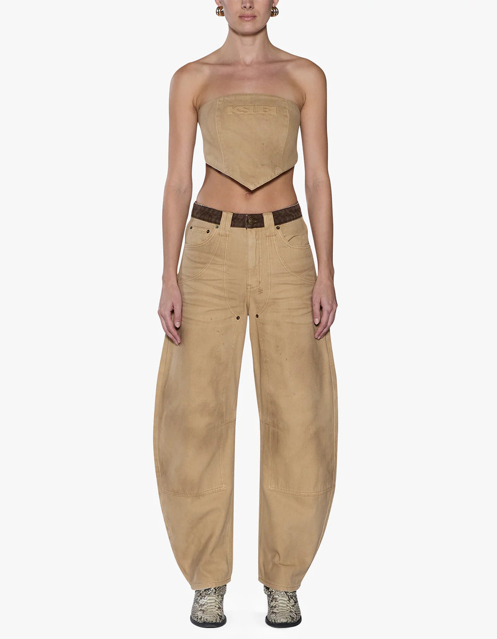 KSUBI Barrel Jean Carpenter | Sierra Tan