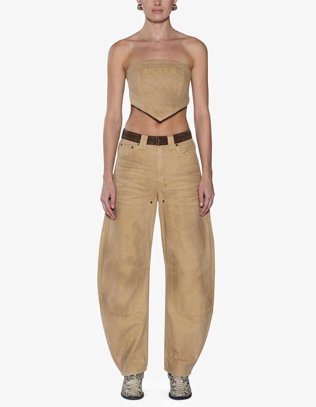 KSUBI Barrel Jean Carpenter | Sierra Tan