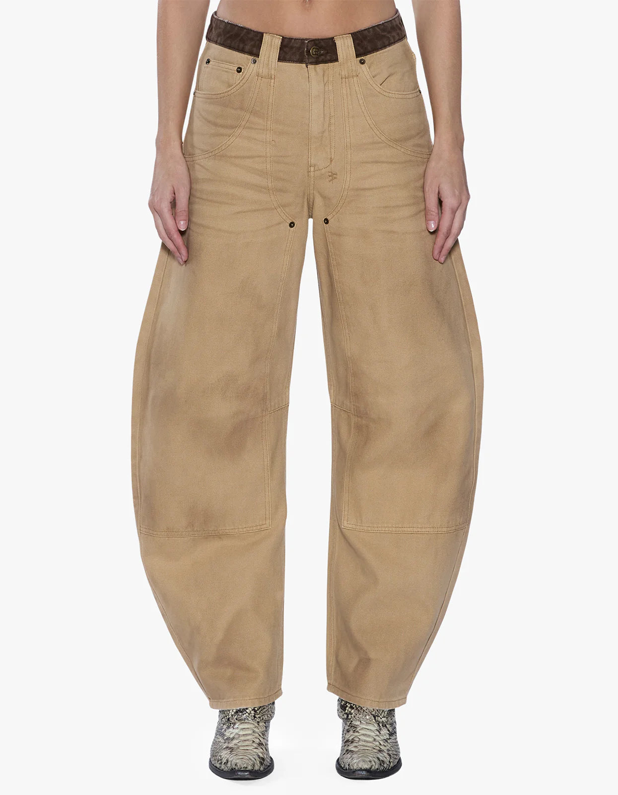 KSUBI Barrel Jean Carpenter | Sierra Tan