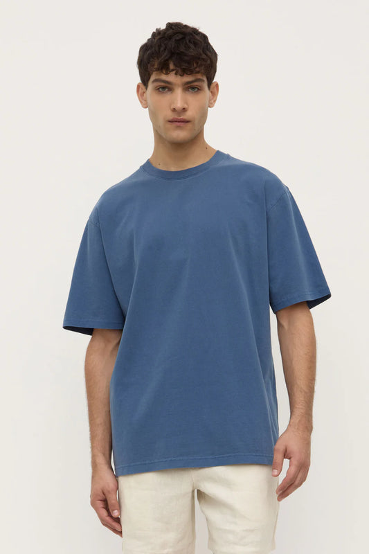 ASSEMBLY LABEL Knox Oversized Tee | Blue Haze