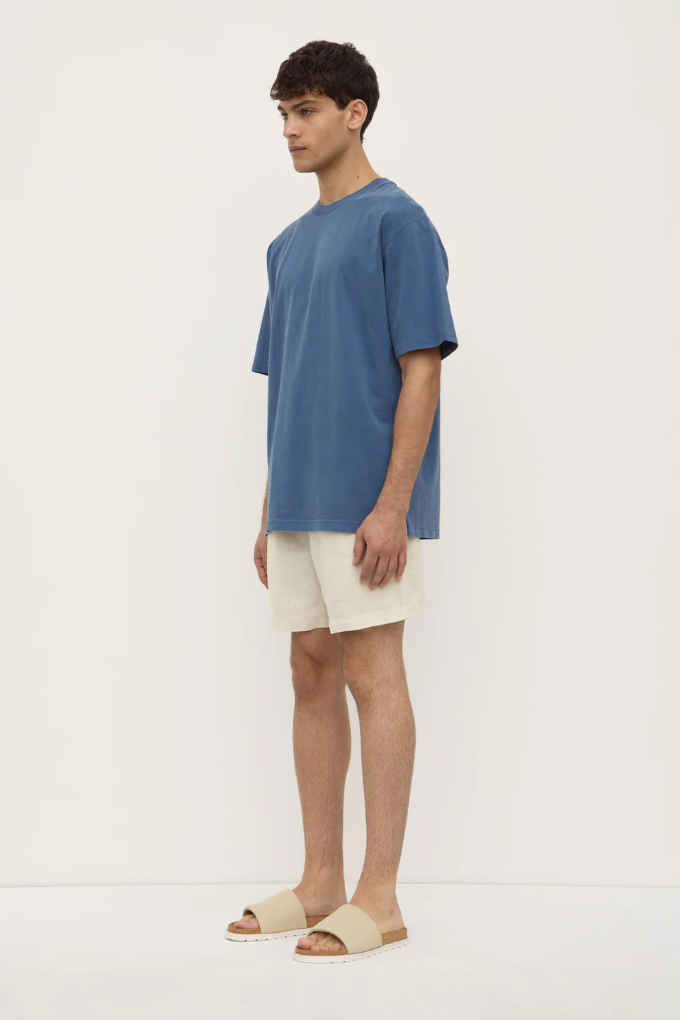 ASSEMBLY LABEL Knox Oversized Tee | Blue Haze