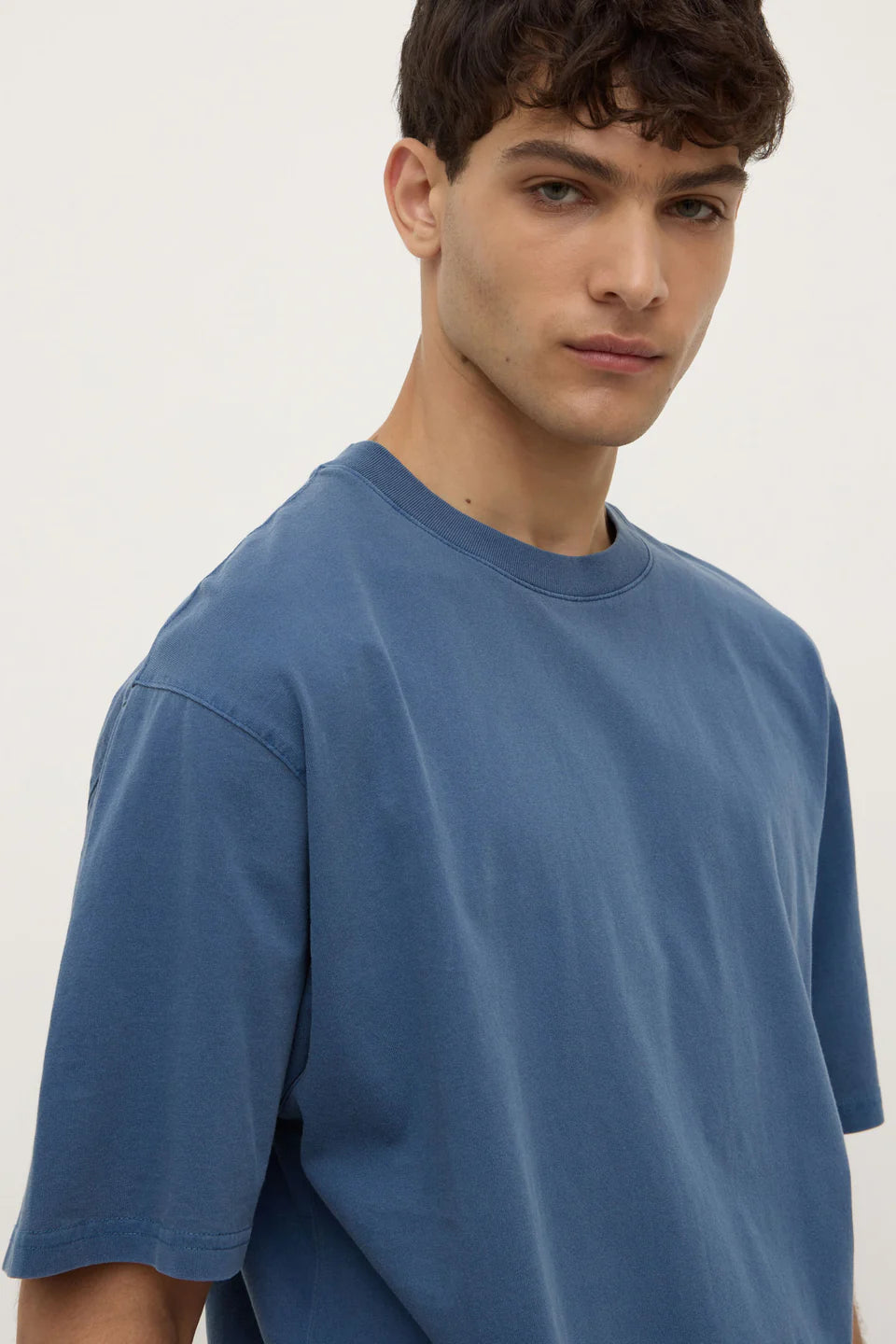 ASSEMBLY LABEL Knox Oversized Tee | Blue Haze