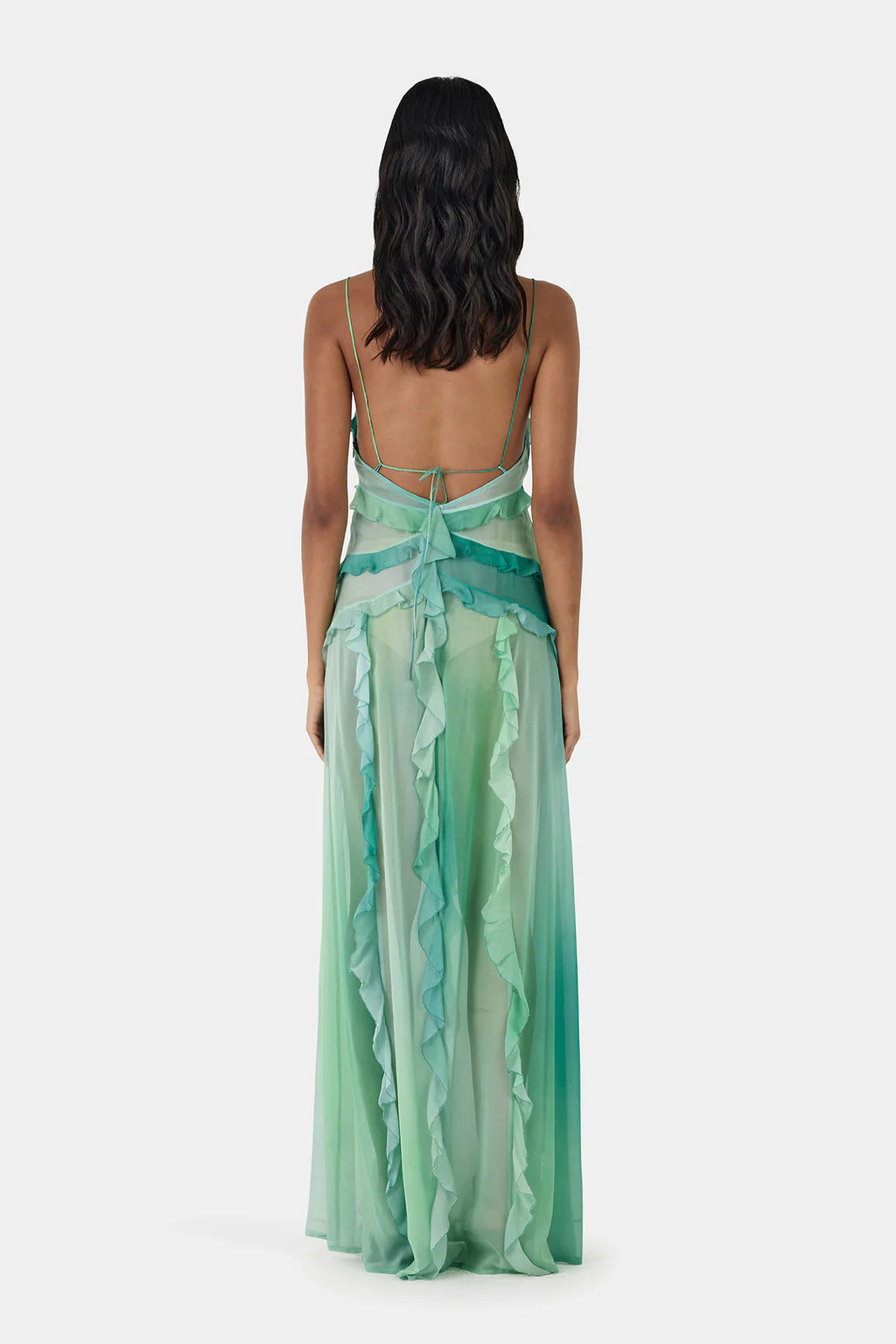 HANSEN Laila Silk Maxi Dress | Aura