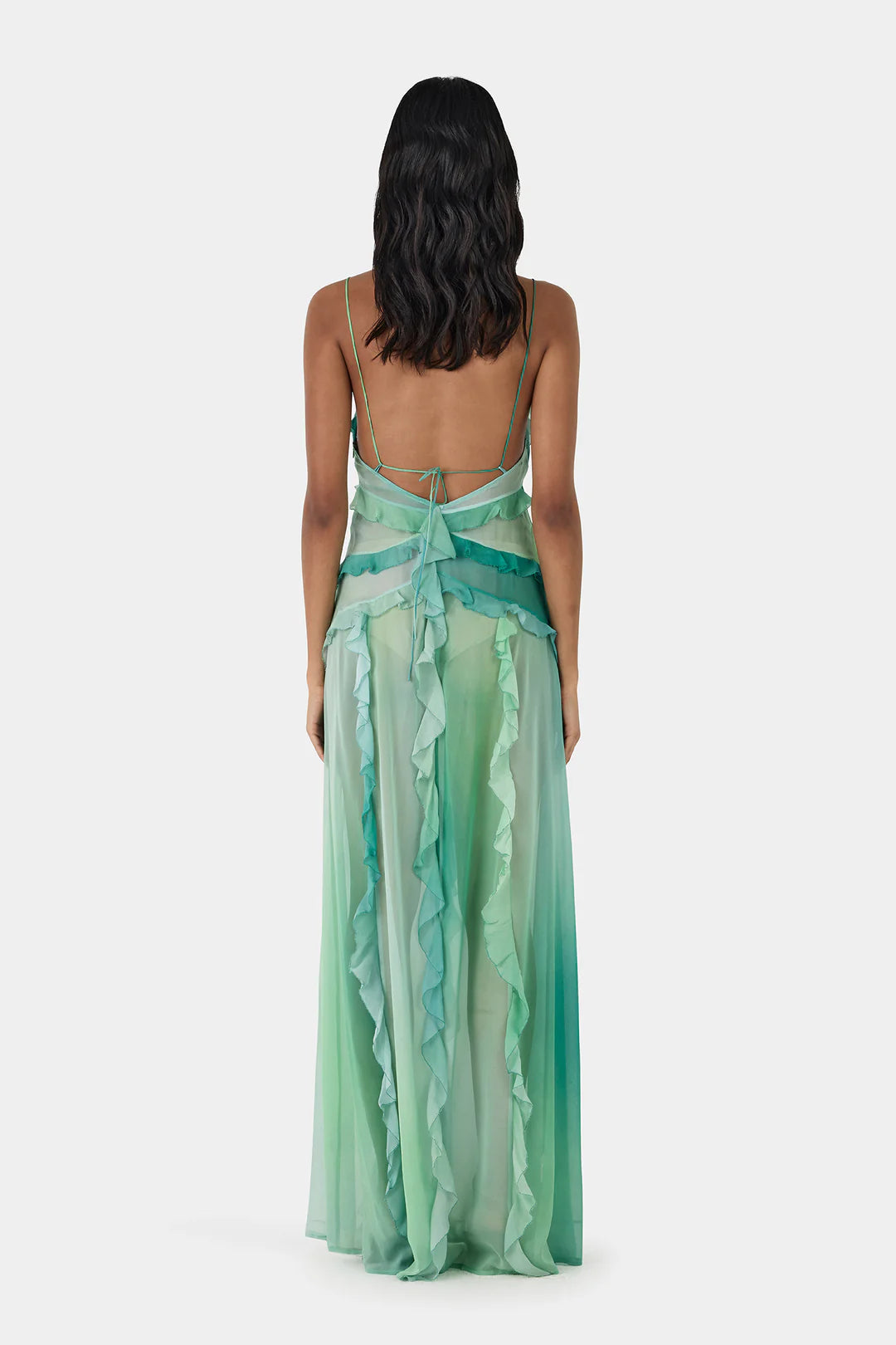 HANSEN Laila Silk Maxi Dress | Aura