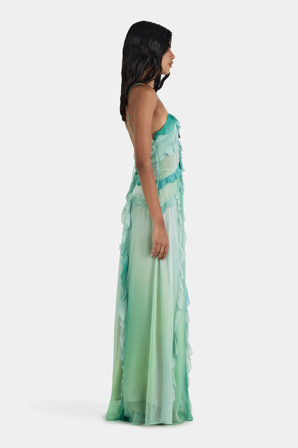 HANSEN Laila Silk Maxi Dress | Aura