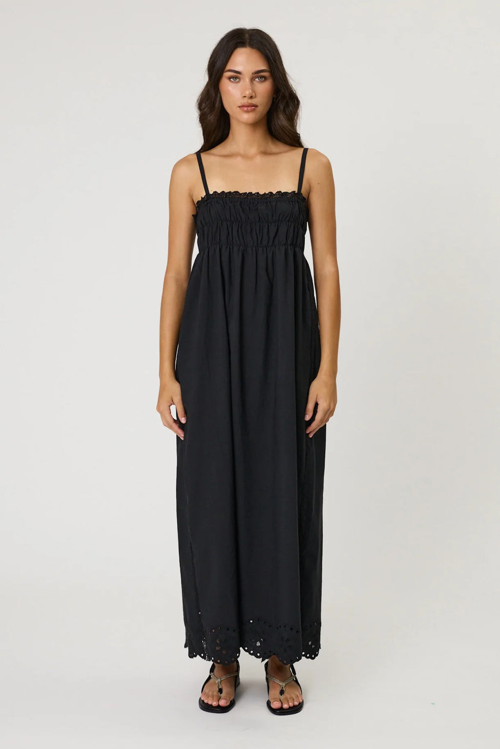 REMAIN Leilani Maxi Dress | Black