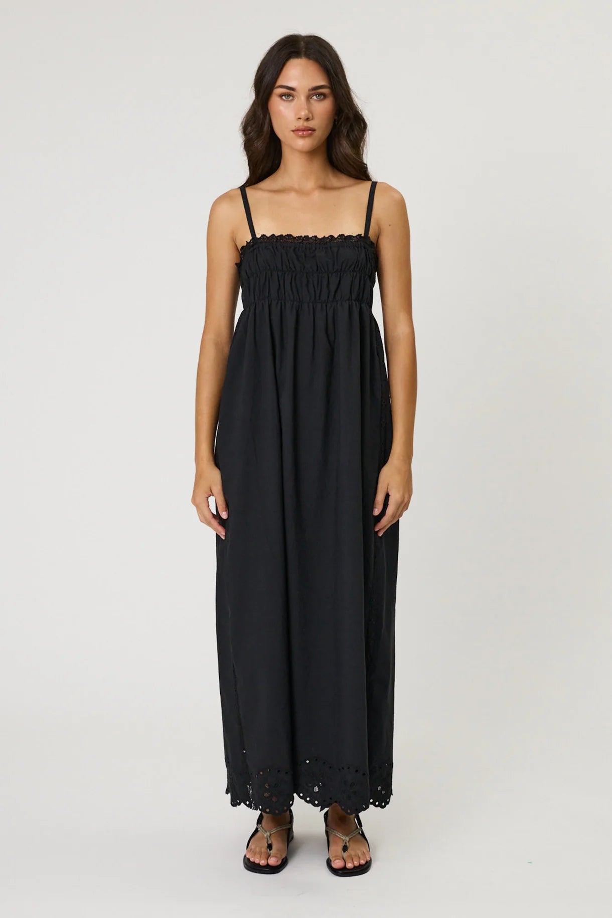 REMAIN Leilani Maxi Dress | Black