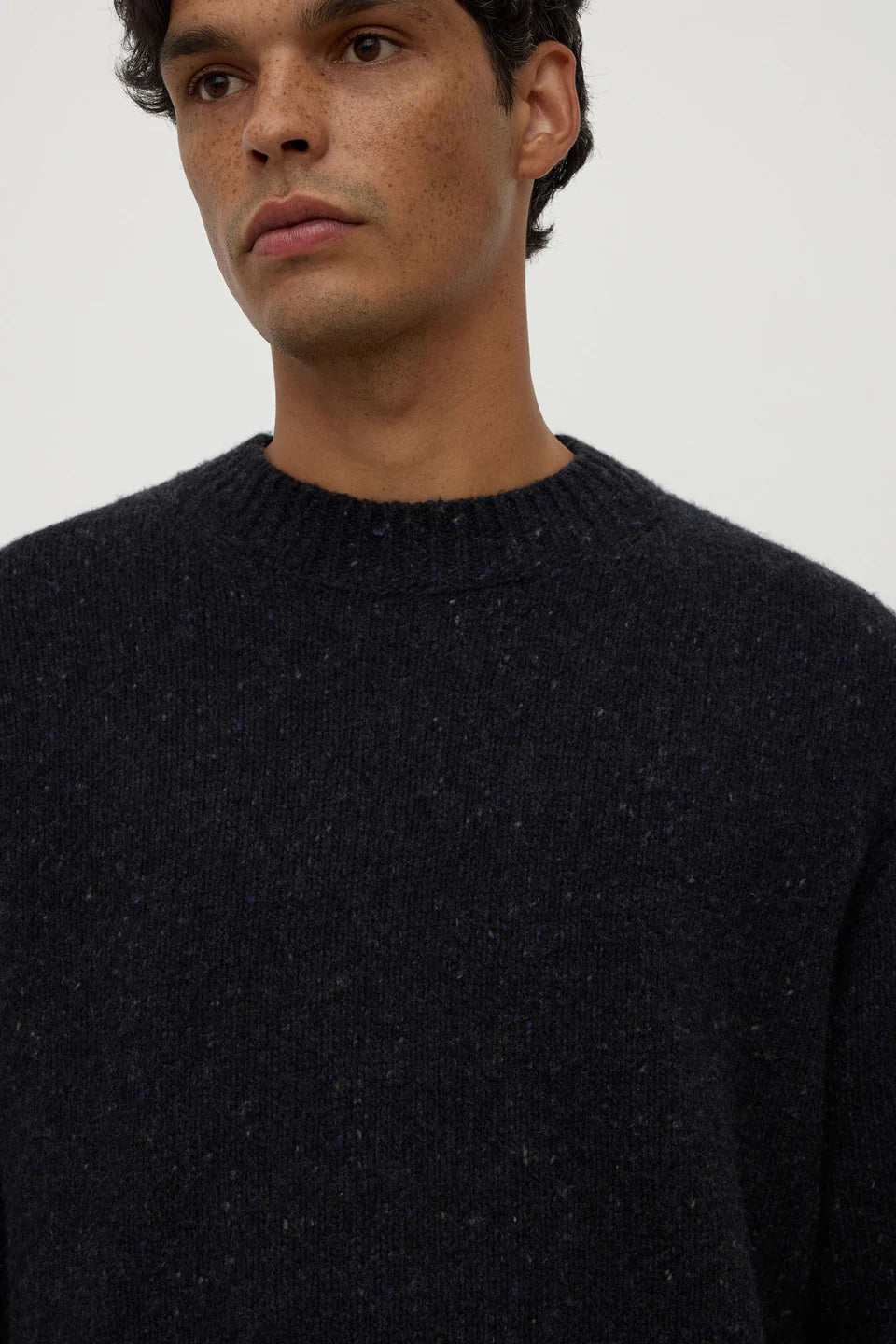 ASSEMBLY LABEL Lief Wool Blend Knit | Black