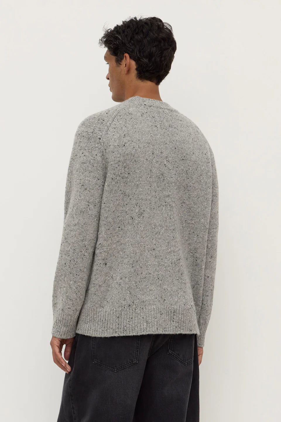 ASSEMBLY LABEL Lief Wool Blend Knit | Grey Marle