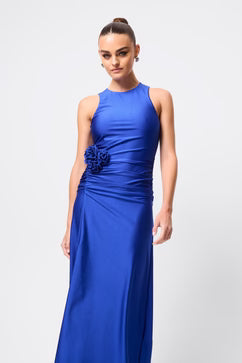 MOSSMAN Love Again Maxi Dress | Cobalt
