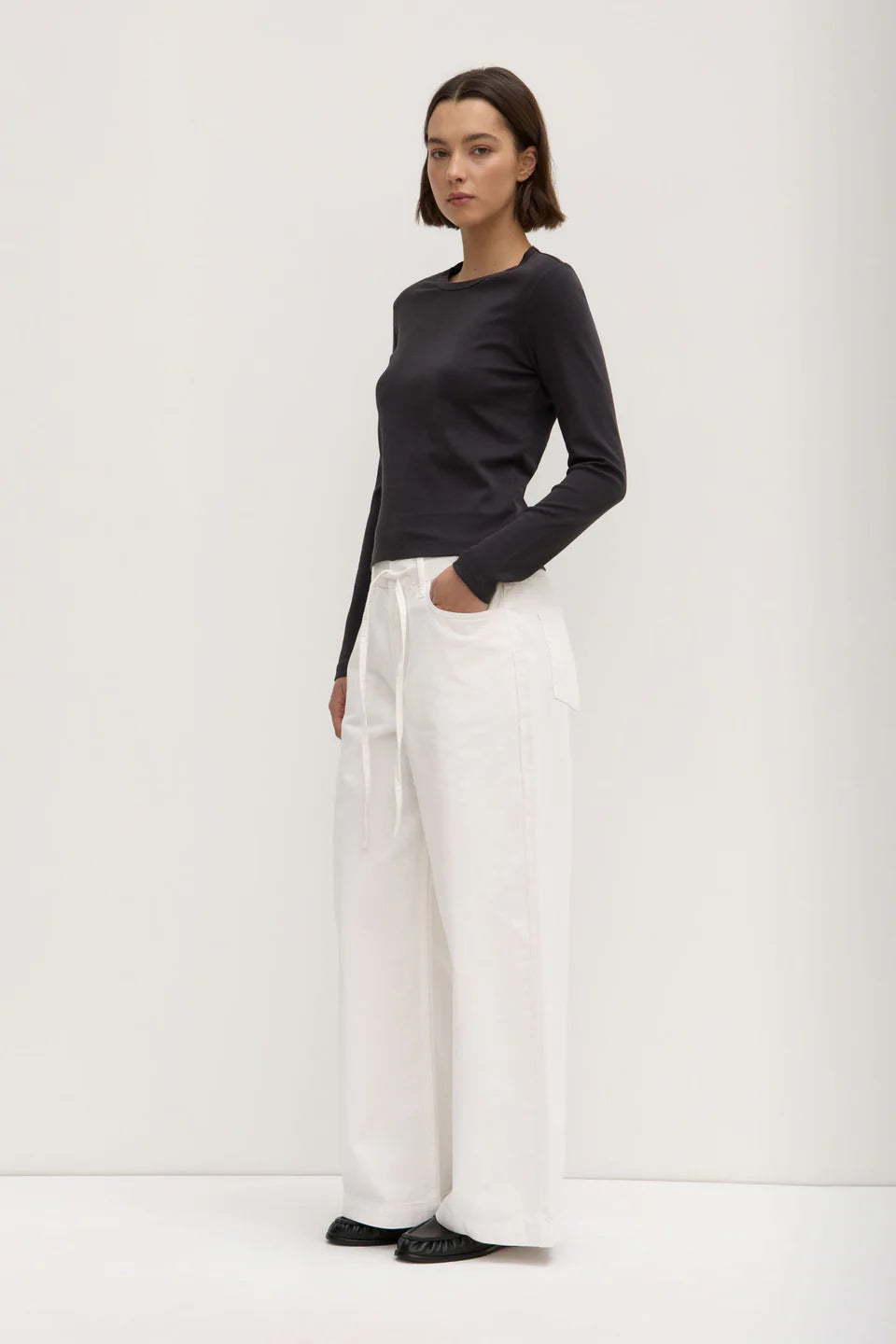 ASSEMBLY LABEL Lyla Long Sleeve | Washed Black