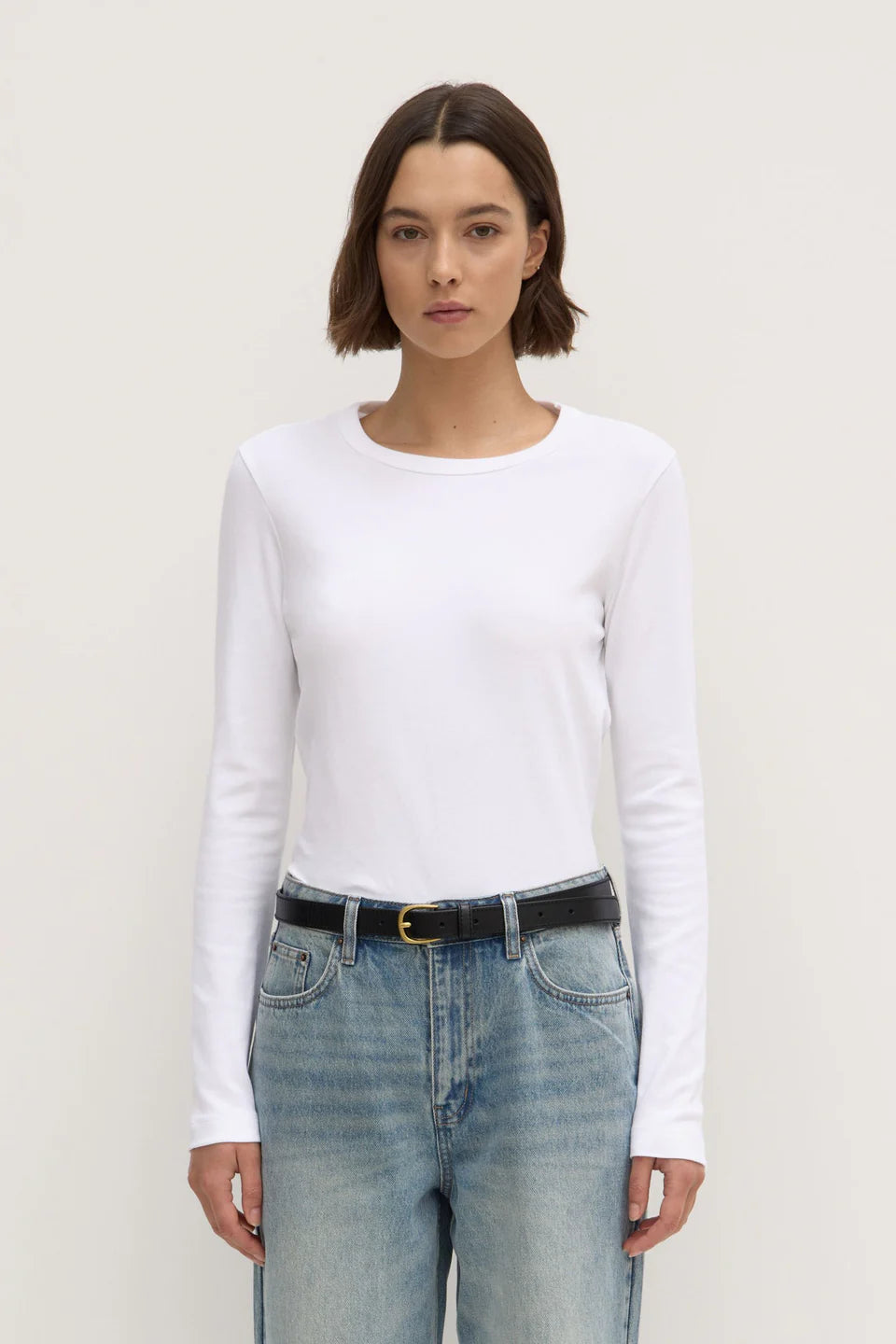ASSEMBLY LABEL Lyla Long Sleeve | White