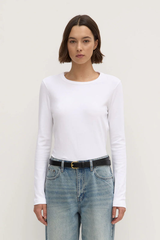 ASSEMBLY LABEL Lyla Long Sleeve | White