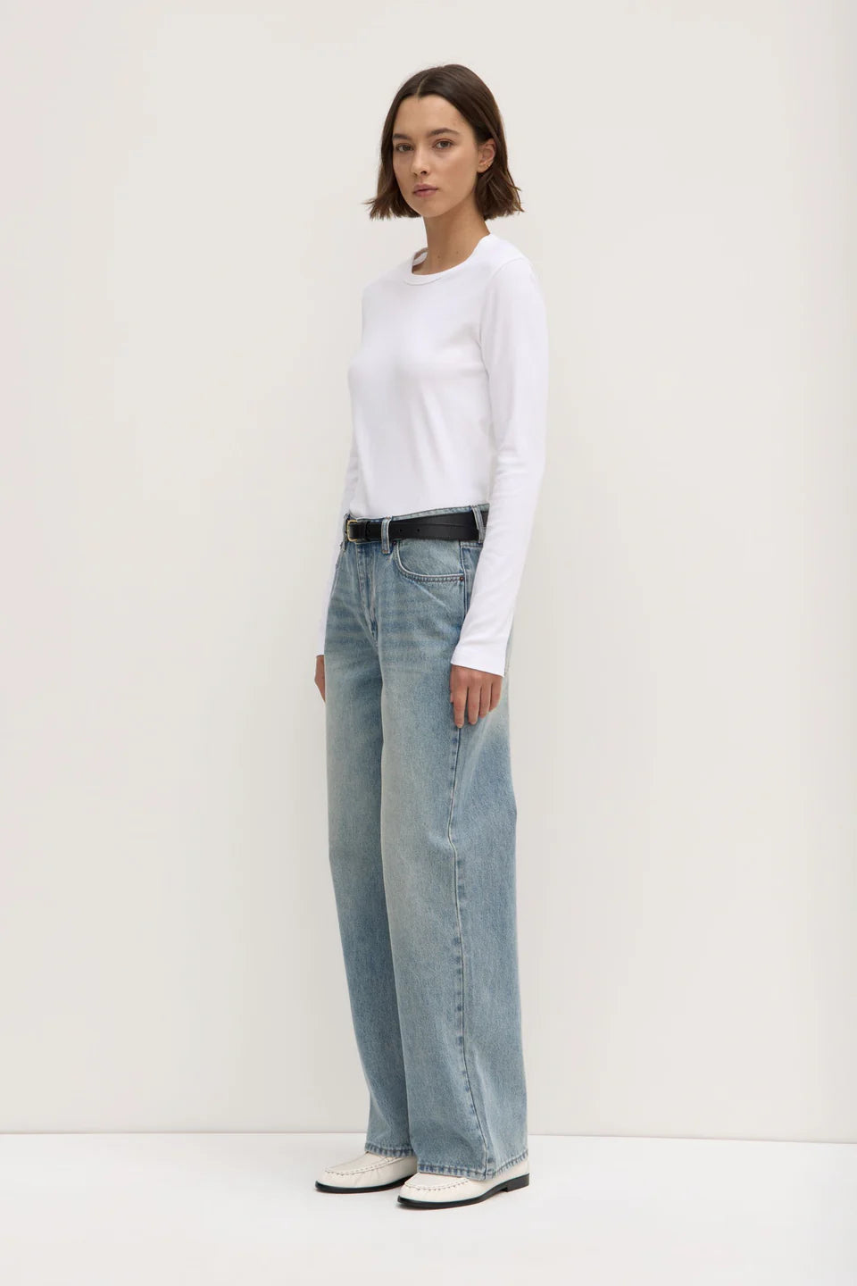ASSEMBLY LABEL Lyla Long Sleeve | White