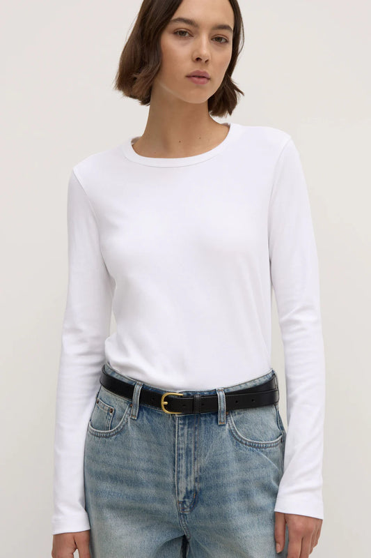 ASSEMBLY LABEL Lyla Long Sleeve | White