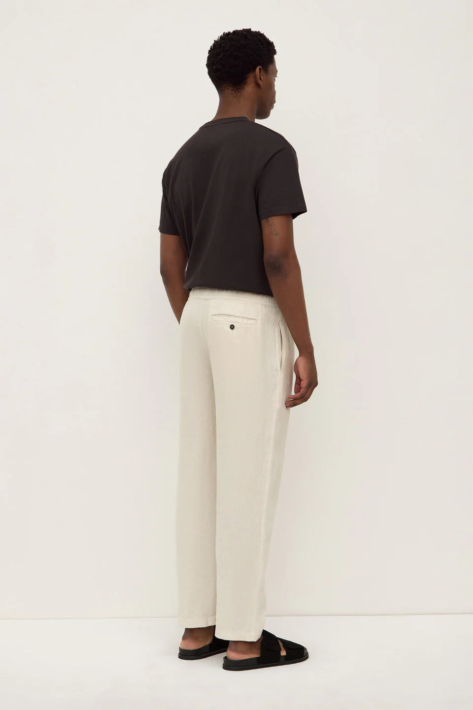 ASSEMBLY LABEL Tide Linen Pants | Limestone