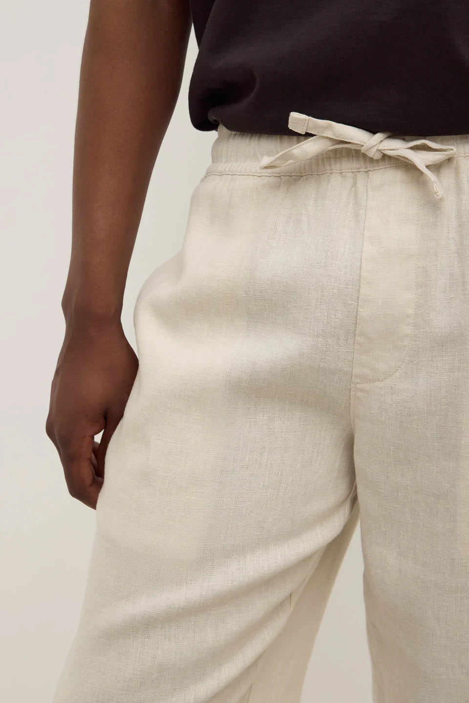 ASSEMBLY LABEL Tide Linen Pants | Limestone