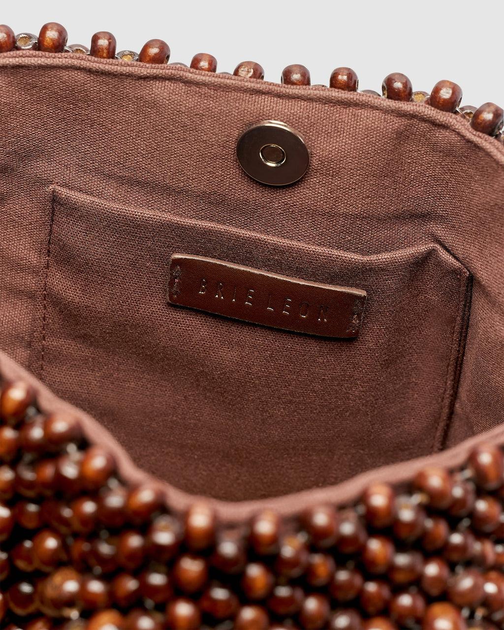 BRIE LEON Madera Large Bag | Dark Chocolate