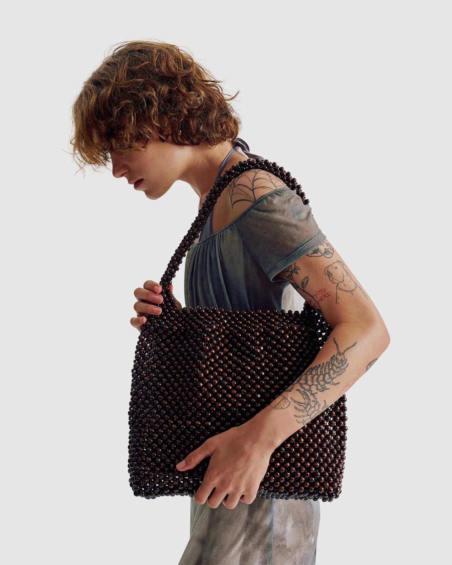 BRIE LEON Madera Large Bag | Dark Chocolate