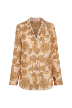 Load image into Gallery viewer, Maison Side Split Shirt - Peach Floral

