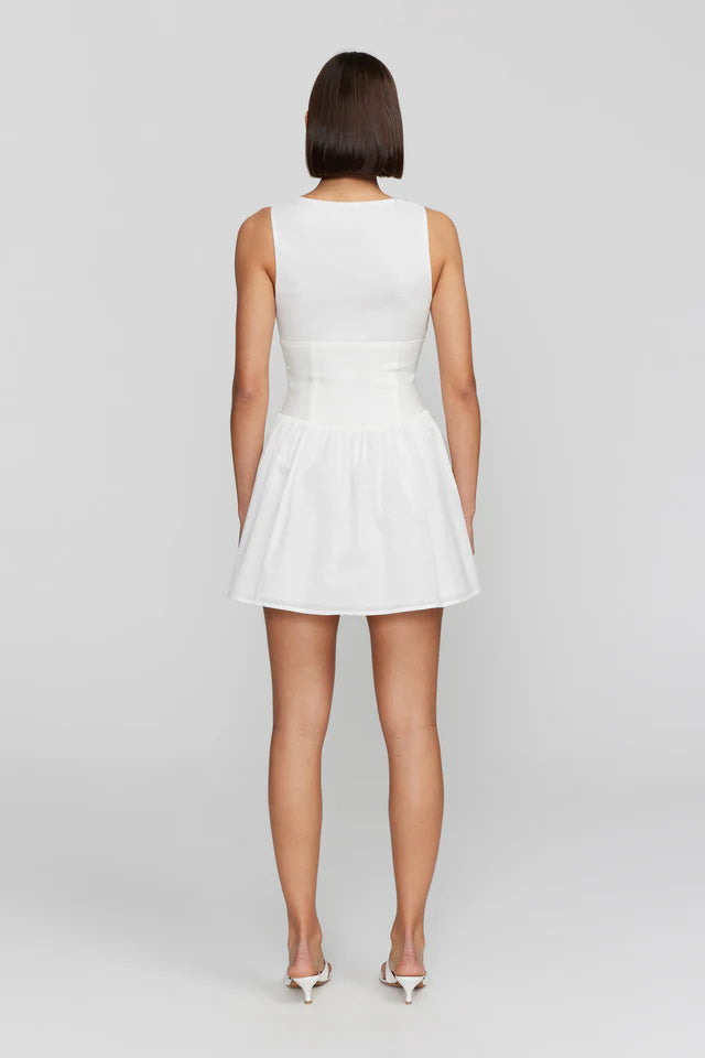 OWNLEY Martha Mini Dress | Ivory