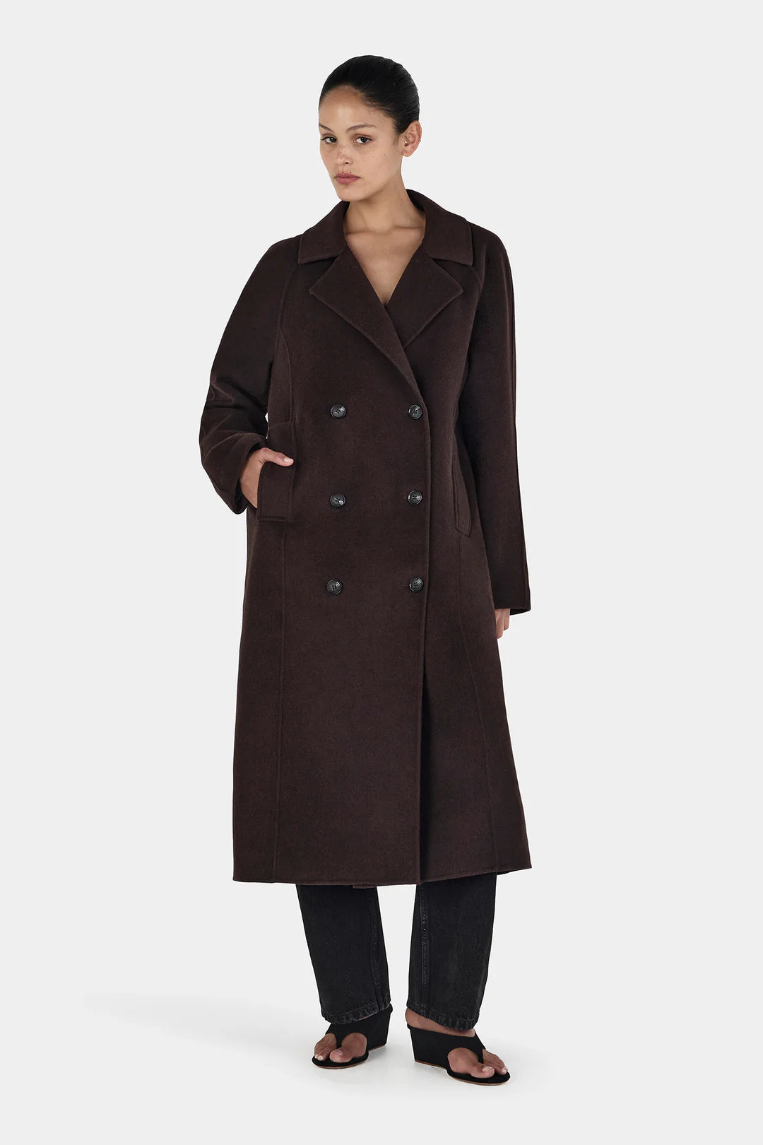 HANSEN Matthews Coat Regular | Chocolate
