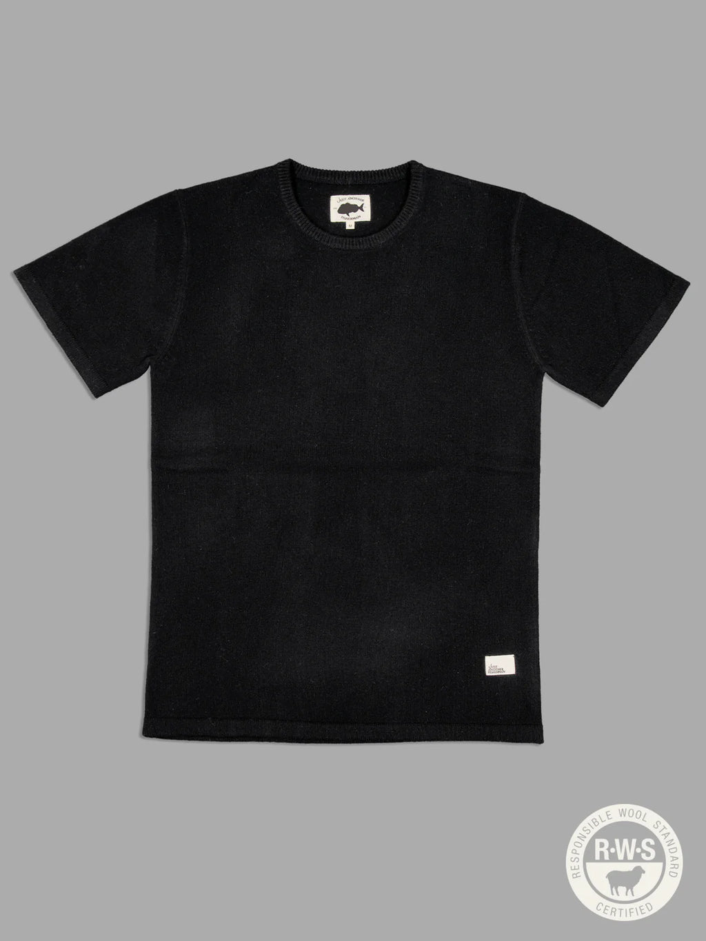 J.A.F Merino Sea Tee | Black